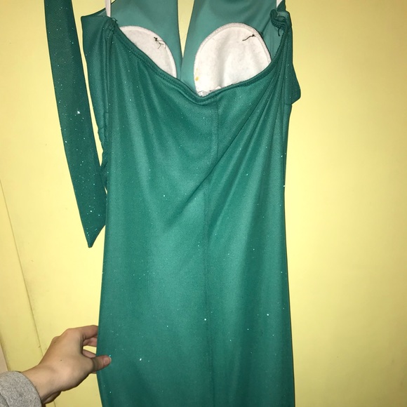 Green Sparkle Prom Dress - Picture 3 of 3